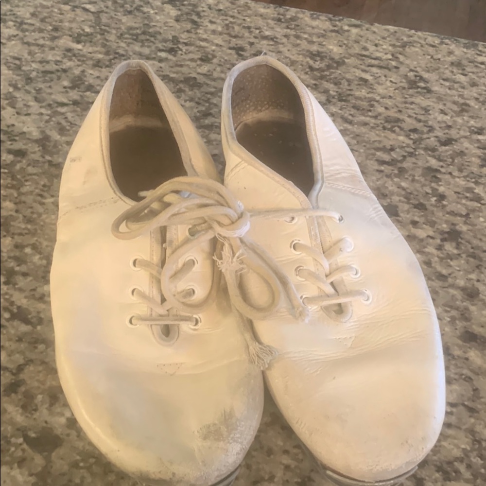 White Clogging Dance Shoes
